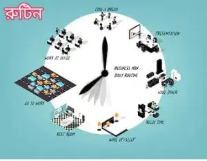 মাথা থেকে বাজে চিন্তা দূর করার উপায় কাজের রুটিন তৈরি করুন