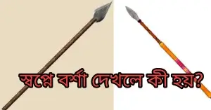 স্বপ্নে বর্শা দেখলে কী হয়?